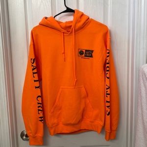 Super cute, bright orange, salty crew hoodie